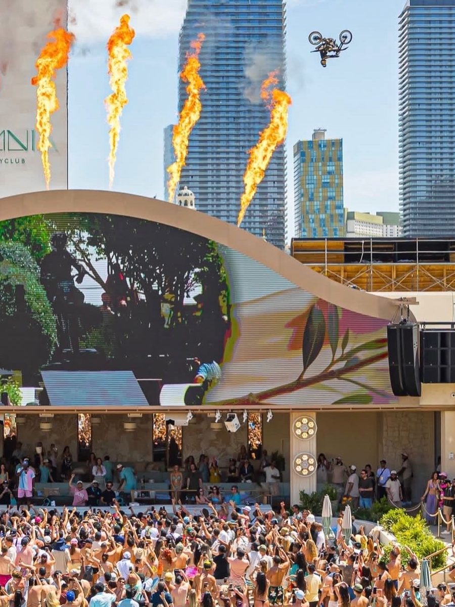 Omnia × Caesars Palace — Colby Raha's 94-foot QuarterPipe High Air world record