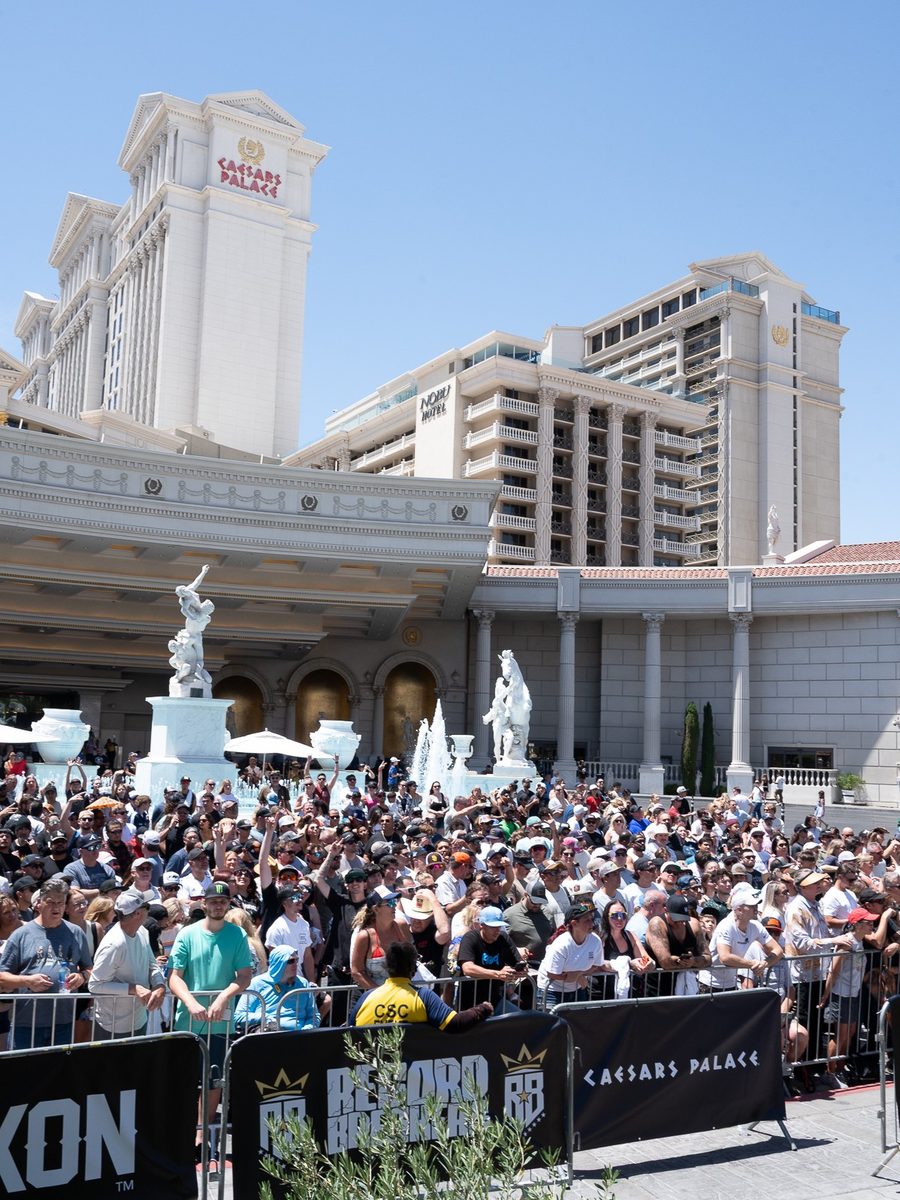 Omnia × Caesars Palace — Colby Raha's 94-foot QuarterPipe High Air world record