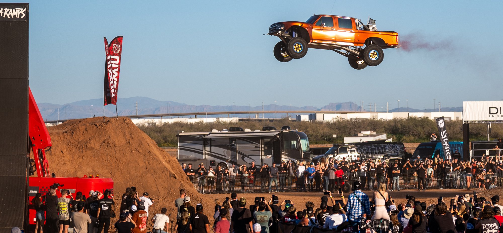 Paul Fisher trophy truck jump