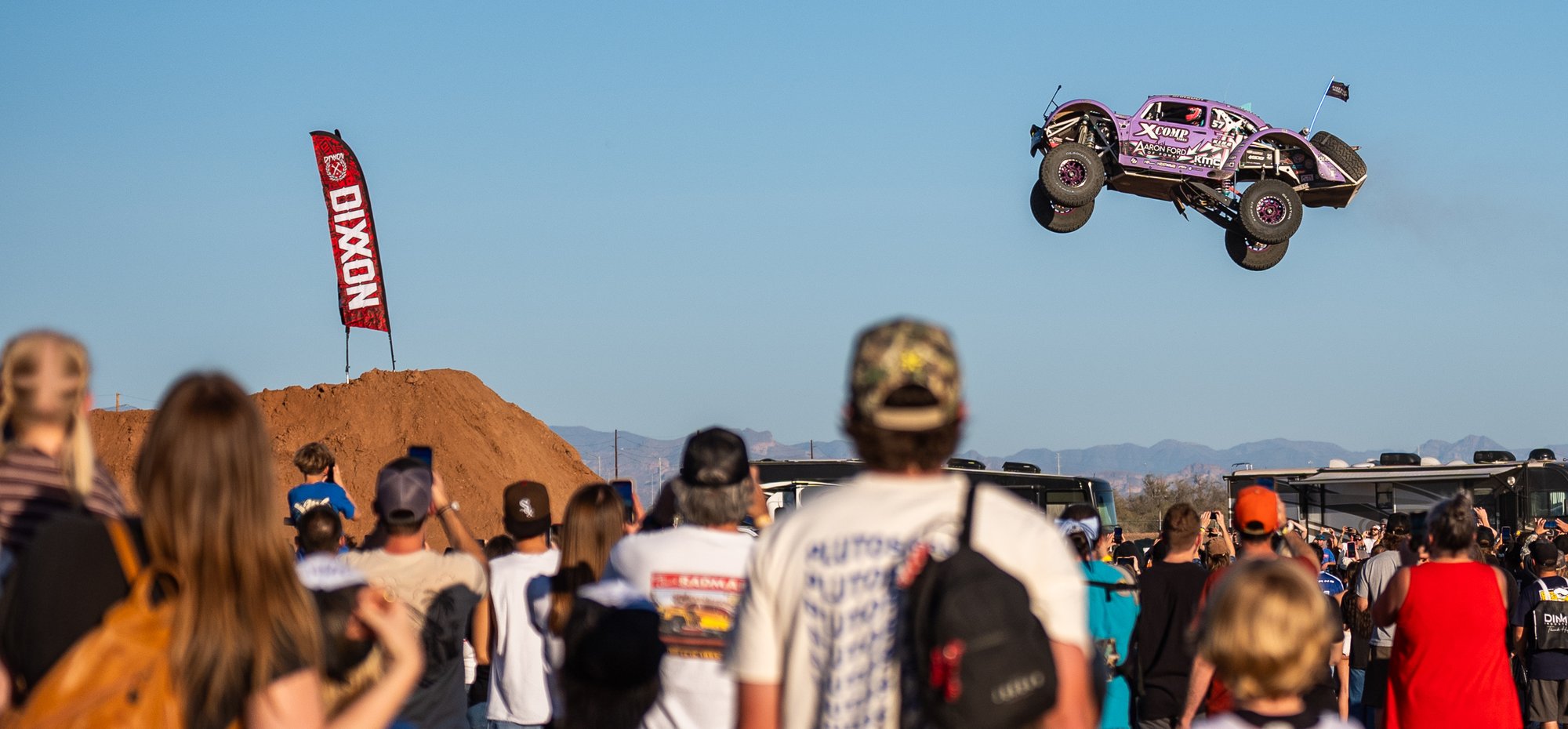 Blake Wilkey trophy truck jump